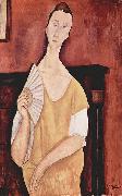 Amedeo Modigliani, Woman with a Fan